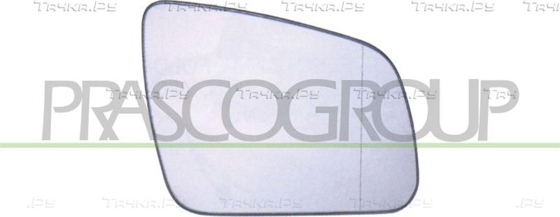 Зеркальное стекло бокового зеркала Prasco. Артикул ME0297514