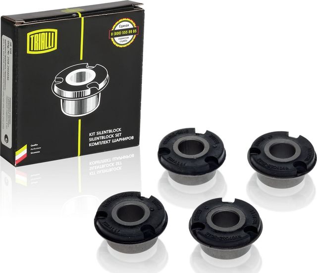 Сайлентблок переднего рычага подвески Trialli для ВАЗ Samara (2108, 2109, 2113, 2114) 1986-2013. Артикул SB 108