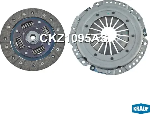 Сцепление комплект без подшипника Krauf. Артикул CKZ1095AS