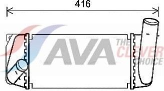 Интеркулер AVA. Артикул TO4668