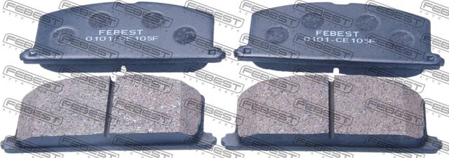 Тормозные колодки Febest. Артикул 0101-CE105F