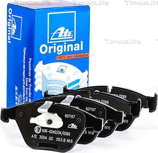 Тормозные колодки ATE передние для BMW 3 V (E90/E91/E92/E93) 2007-2013. Артикул 13.0460-7167.2