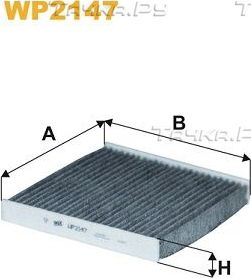 Салонный фильтр WIX Filters для Ford Transit VII 2006-2014. Артикул WP2147