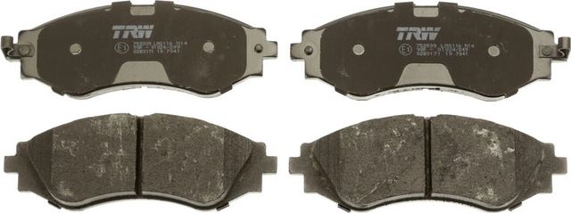 Тормозные колодки TRW COTEC передние для Daewoo Rezzo 2000-2008. Артикул GDB3171