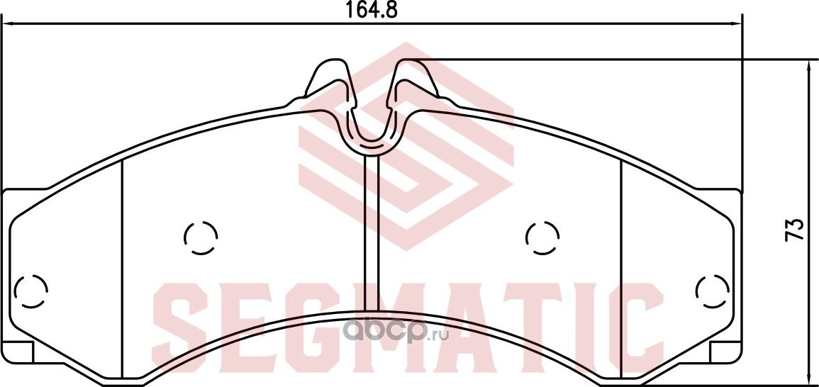 Колодка торм диск пер/зад (Segmatic). Артикул SGBP2739