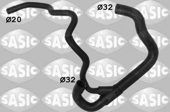 Патрубок радиатора (системы охлаждения) Sasic нижний для Ford C-MAX I 2005-2010. Артикул 3406253