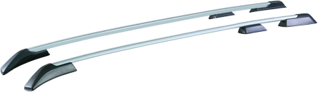 Рейлинги АПС (без паза) для Land Rover Freelander II без люка 2006-2014 СЕРЫЕ. Артикул 0252-БП-11