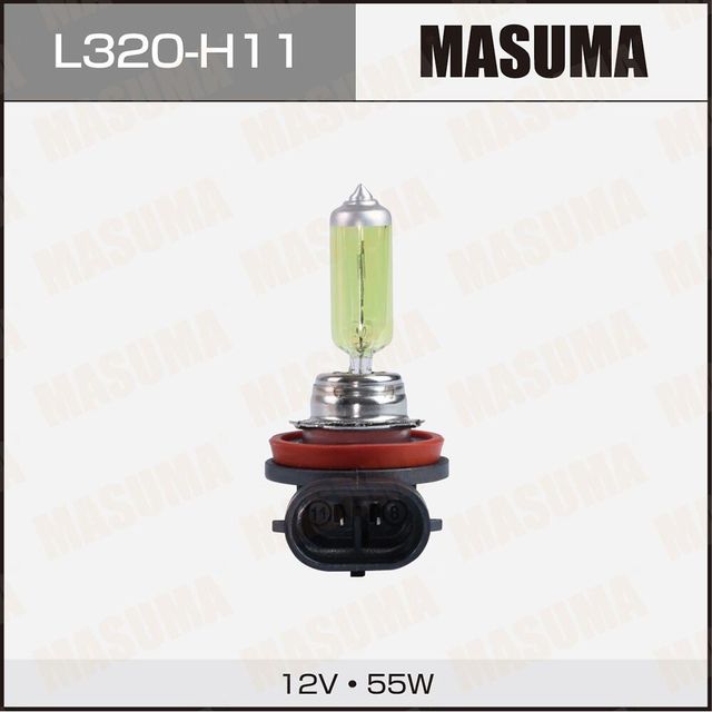 Галоген. лампа MASUMA H11 12V 55W YELLOW Masuma. Артикул L320