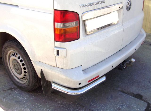 Защита Tamsan заднего бампера D70 углы одинарные для Volkswagen Transporter T5 2003-2009. Артикул TRGC0370UM.78.38