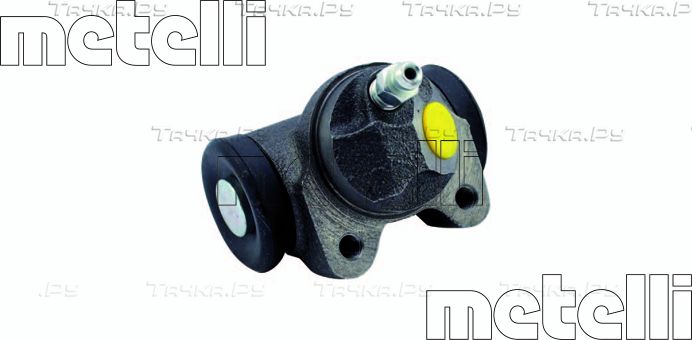 Тормозной цилиндр Metelli (Чугун) задний левый для Renault 14 1979-1983. Артикул 04-0158