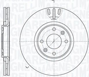 Тормозной диск Magneti Marelli. Артикул 361302040502