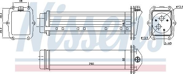 Интеркулер Nissens ** FIRST FIT **. Артикул 96432