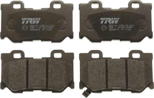 Тормозные колодки TRW COTEC задние для Infiniti QX70 2013-2017. Артикул GDB3515