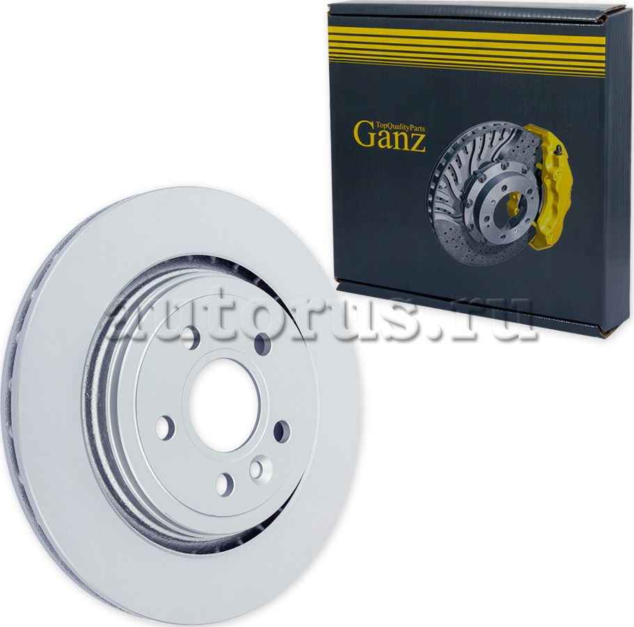 Диск тормозной задний с покрытием (Ganz). Артикул GIJ06147