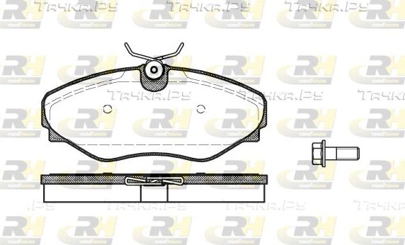 Тормозные колодки RoadHouse передние для Renault Espace III 1996-2002. Артикул 2834.20