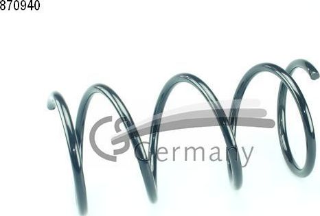 Пружина подвески CS-Germany передняя для Kia Spectra II 2004-2009. Артикул 14.870.940