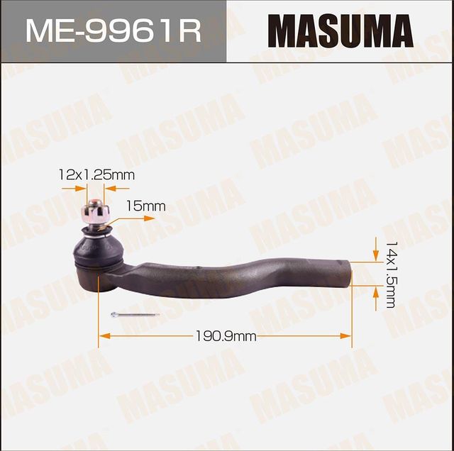 Наконечник рулевой тяги (Masuma). Артикул ME-9961R