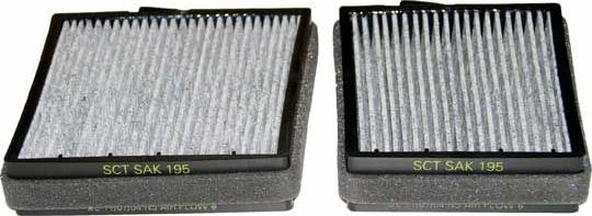 Салонный фильтр SCT-Germany. Артикул SAK 195