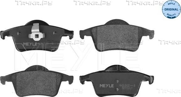 Тормозные колодки Meyle Original. Артикул 025 230 7616
