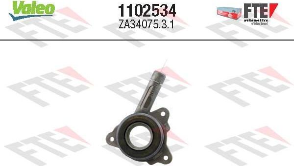 Выжимной подшипник сцепления FTE (алюминий). Артикул 1102534