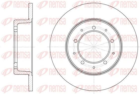 Тормозной диск Remsa. Артикул 6333.00