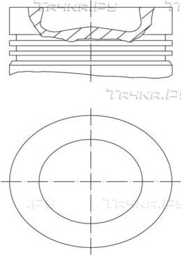 Поршень Mahle. Артикул 005 25 00