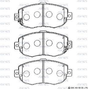 Тормозные колодки Advics. Артикул SN659P