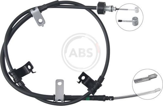 Трос ручника (тросик ручного тормоза) ABS. Артикул K17469