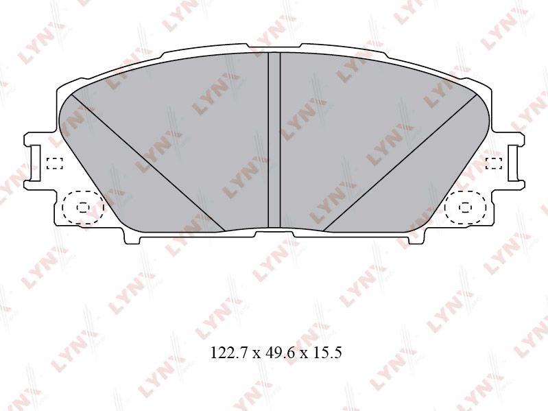 Тормозные колодки LYNXauto. Артикул BD-7550