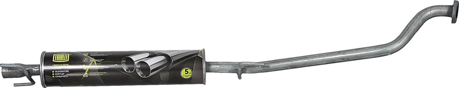 Глушитель (средняя часть) Trialli. Артикул EAM 2101