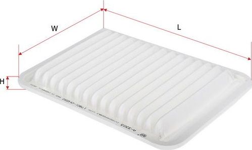 Воздушный фильтр Sakura. Артикул A-3303