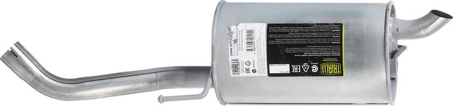 Глушитель (задняя часть) Trialli (алюминий / сталь) для Nissan Micra K12 2003-2010. Артикул EMM 0525