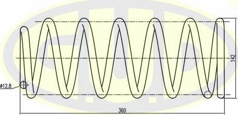 Пружина подвески G.U.D.. Артикул GCS014211