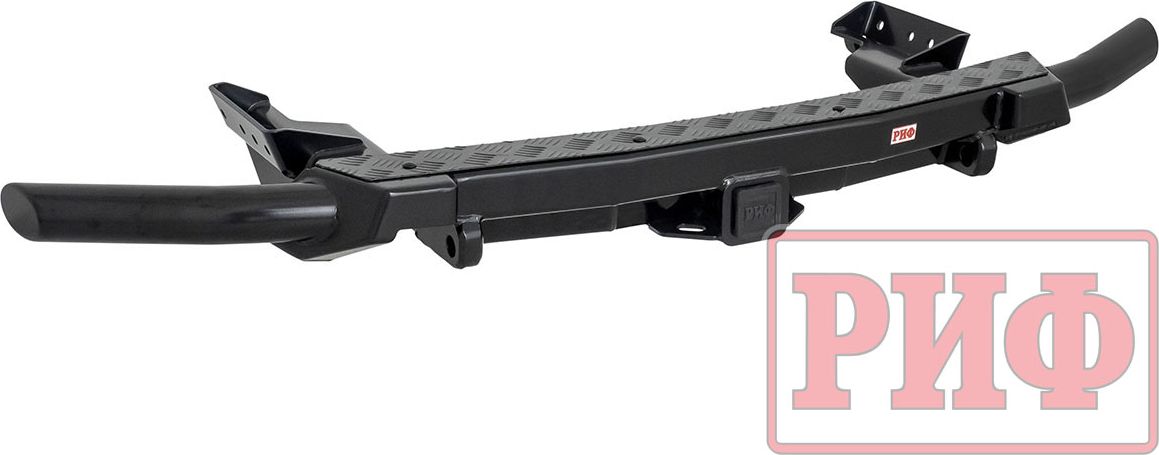 Бампер силовой РИФ задний с квадратом под фаркоп для Renault Duster II 2021-2026. Артикул RIF022-20070