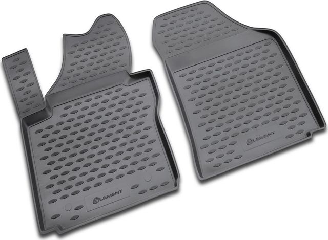 Коврики Element для салона Volkswagen Caddy грузовой 2007-2015 СЕРЫЕ. Артикул NLC.51.19.210k