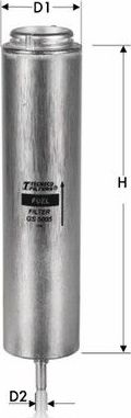 Топливный фильтр  Tecneco Filters для Alpina D4 F32/F33 2014-2026. Артикул GS5005
