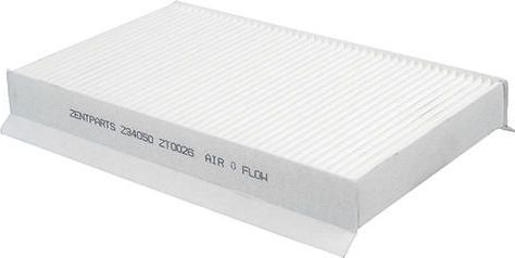 Салонный фильтр Zentparts (Активированный уголь). Артикул Z34050