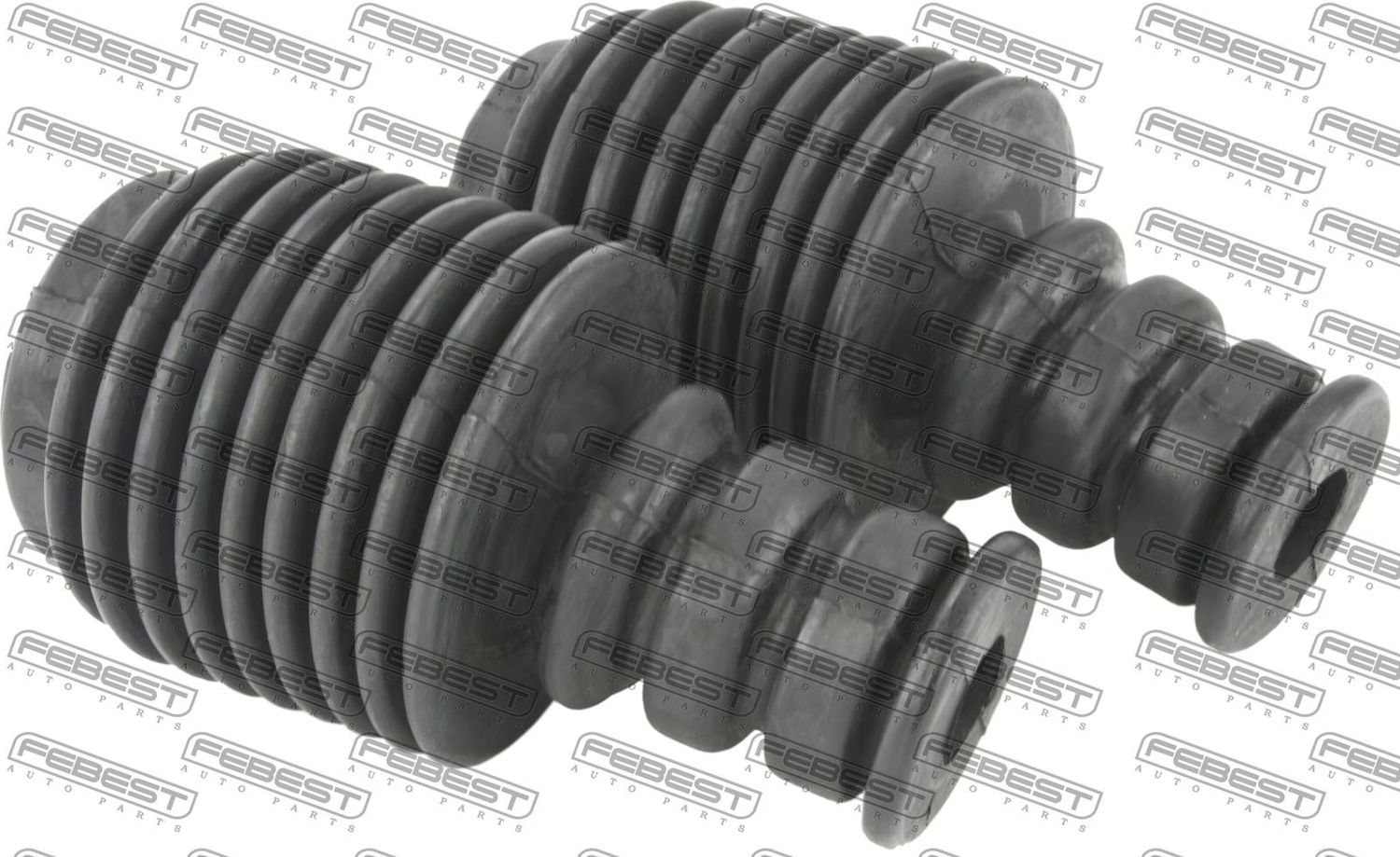 Комплект отбойников и пыльников амортизаторов (стоек) Febest. Артикул RNSHB-MEGIIIF-KIT