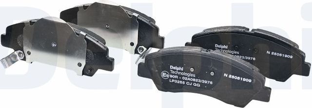 Тормозные колодки Delphi (Low-Metallic). Артикул LP3265