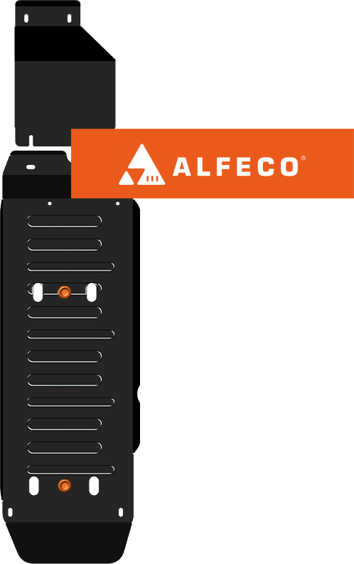 Защита Alfeco для топливного бака JAC T6 2018-2026. Артикул ALF.56.07