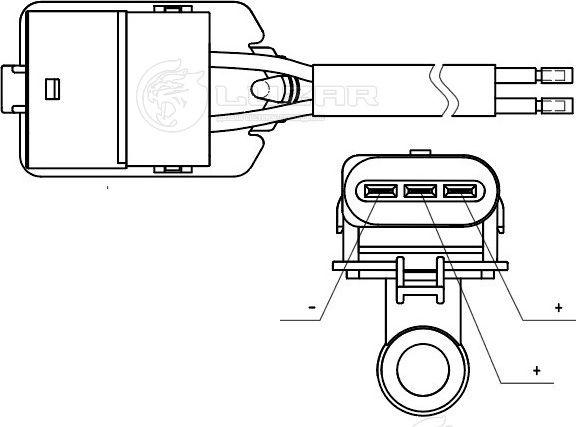 РЕЗИСТОР ВЕНТИЛЯТОРА ОХЛАЖДЕНИЯ ДЛЯ А/М CHERY TIGGO 4 PRO (20-)/7 PRO (20-)/OMOD Luzar. Артикул LFR 3017