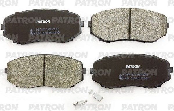Тормозные колодки Patron. Артикул PBP140