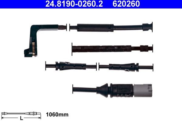 Датчик износа тормозных колодок  ATE. Артикул 24.8190-0260.2