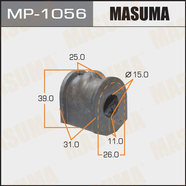 Втулки стабилизатора Masuma. Артикул MP-1056
