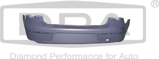 Бампер DPA задний для Volkswagen Passat B6 2005-2010. Артикул 88070012302