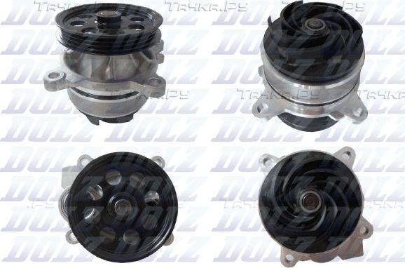 Помпа (водяной насос) Dolz для Ford Tourneo Custom I 2015-2026. Артикул F252