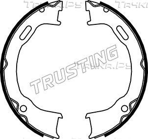Тормозные колодки (стояночная тормозная система) Trusting задние для Ford Crown Victoria I 1991-1998. Артикул 088.239