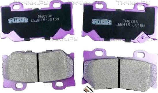 Тормозные колодки NiBK. Артикул PN0396
