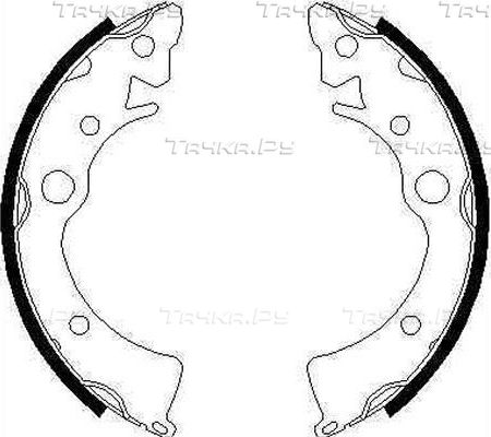 Тормозные колодки TRW задние для Honda Civic VI 1995-2000. Артикул GS6210