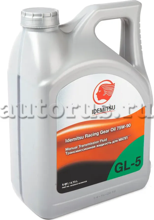 Масло трансмиссионное 75W90 IDEMITSU 4,73л синтетика Racing GL-5 (США) Idemitsu. Артикул 30305024953